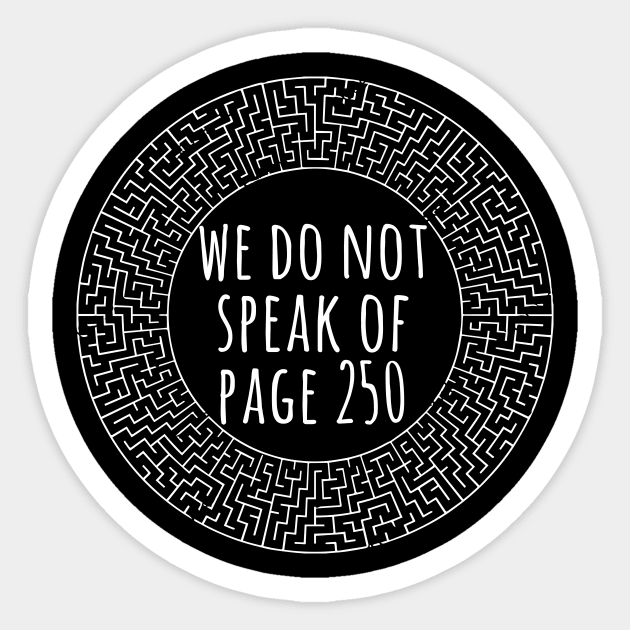 We do not speak of Page 250 Sticker by diardo